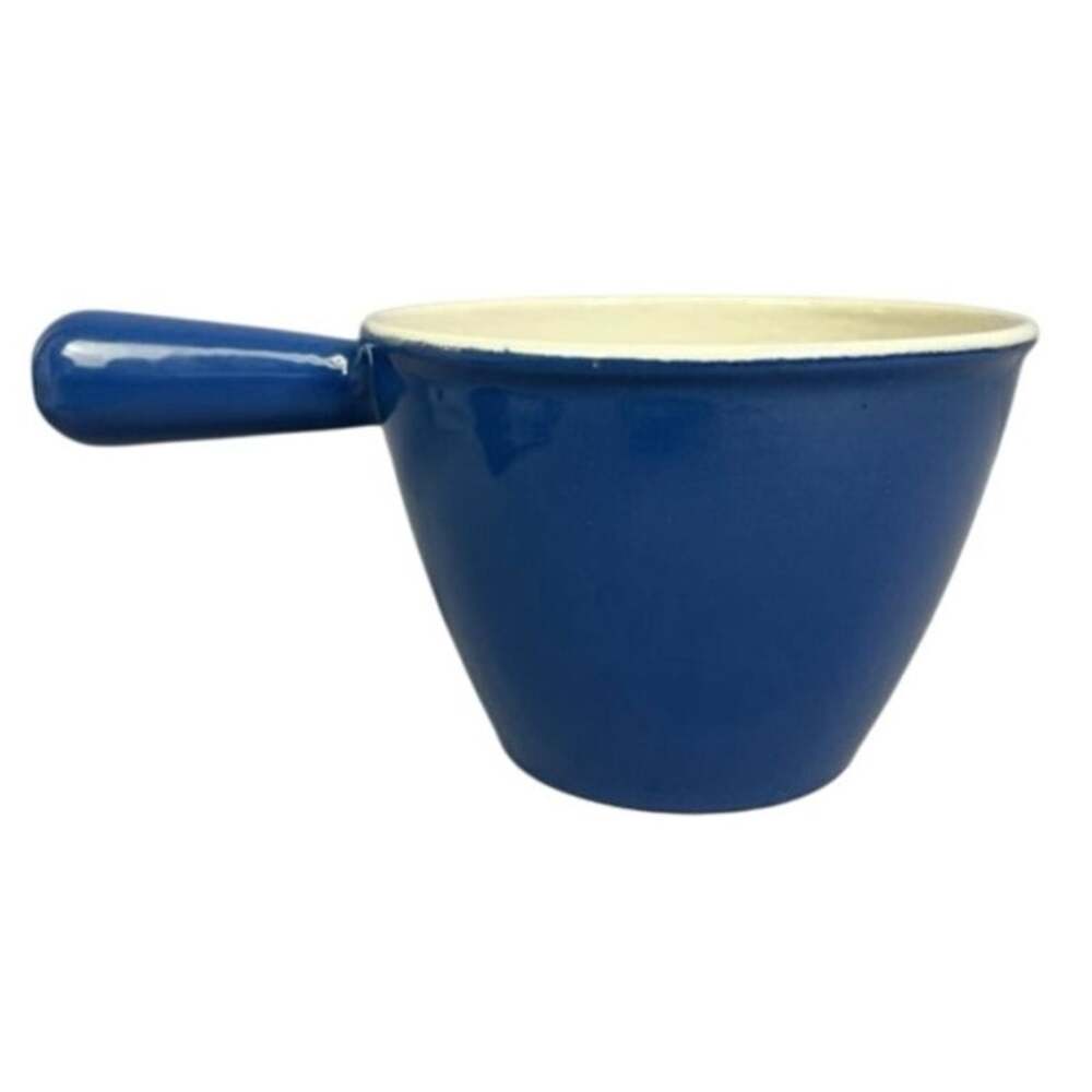 Le Creuset Blue Cast Iran Pot Vintage Collectors Piece Pan Handle